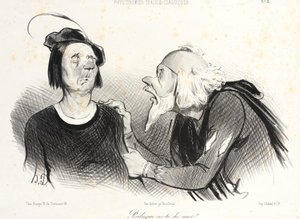 ...ロドリゲスは心を持っていますか... 作： Honoré Daumier